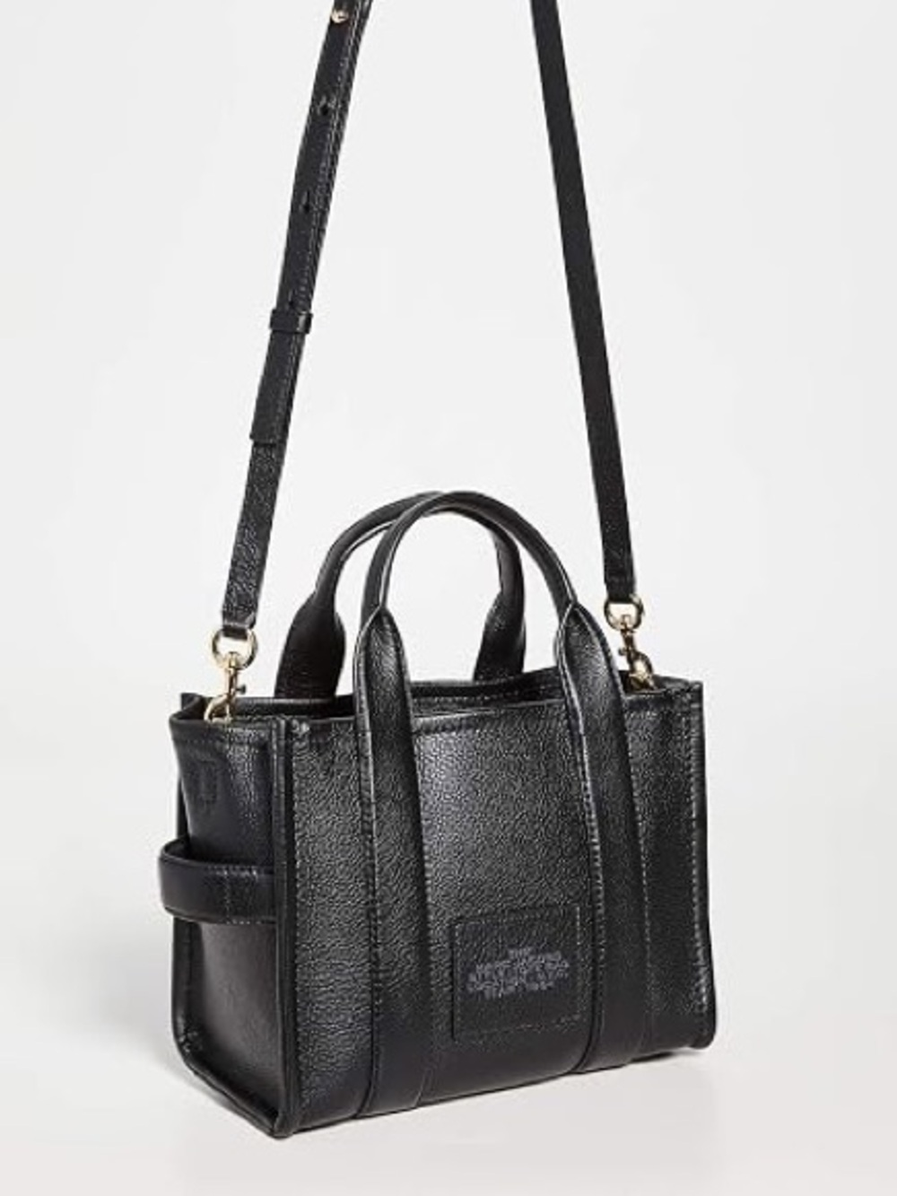 Marc Jacobs Women's The Leather Black Tote Bag size Small- Like New Condition - Picture 3 of 12
